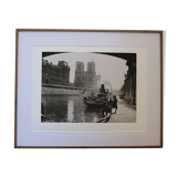 Old photo of the city of Paris, 1900s