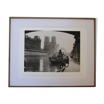 Old photo of the city of Paris, 1900s