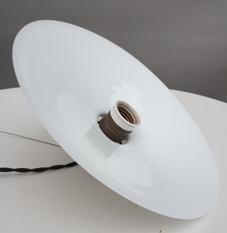 Opaline hanging lamp, 1900s