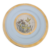 Assiette de collection "l'art de Chokin" or 24 K, made in Japan, vintage