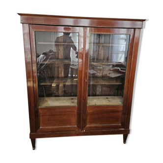 Bibliothèque vitrée XIXeme siècle