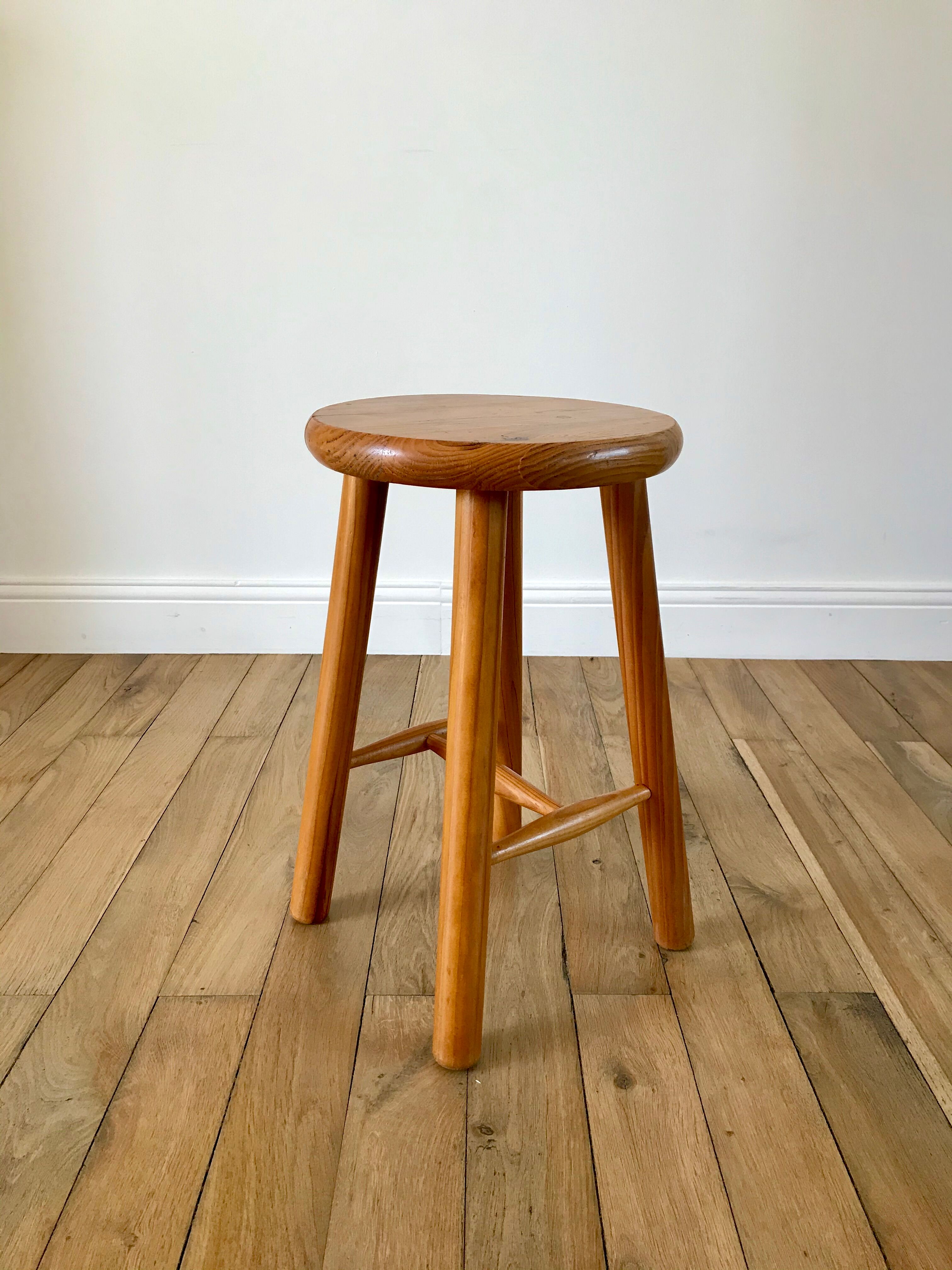 small pine stool 60s