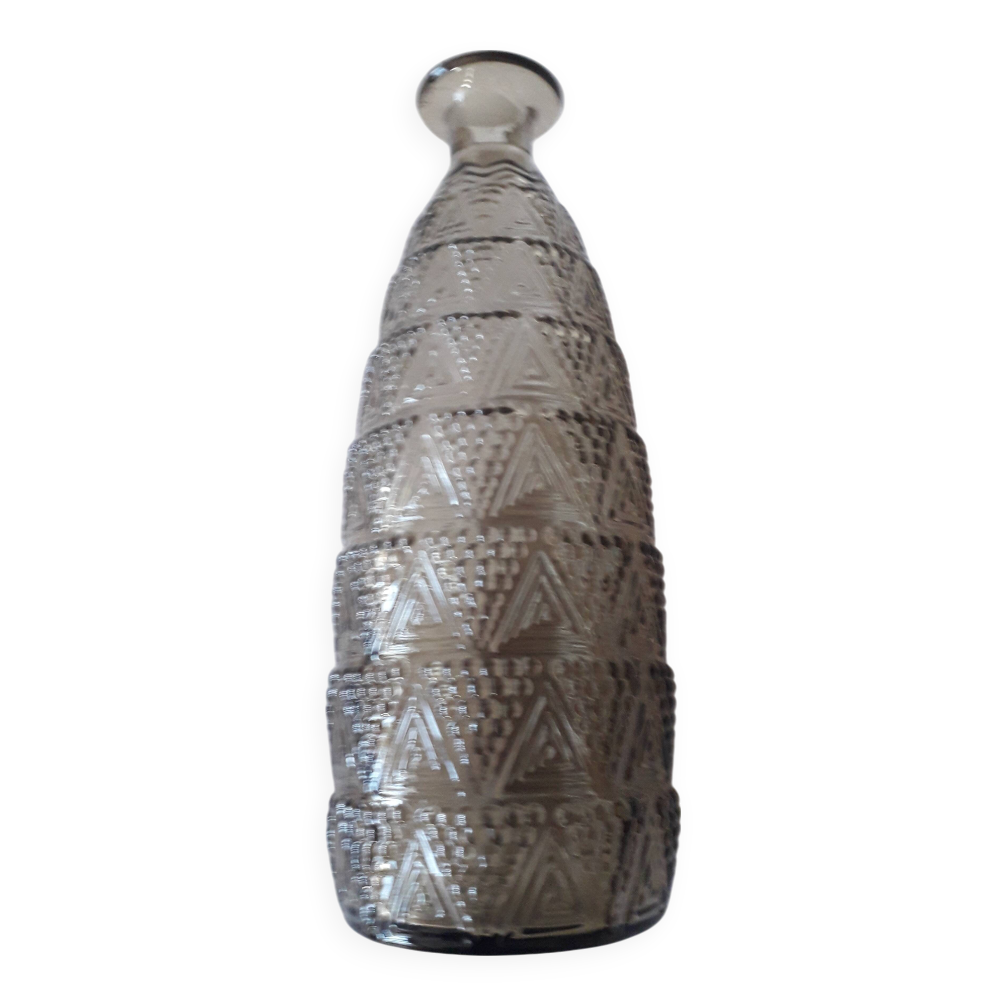 Vase vintage en verre très original
