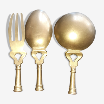 Brass kitchen utensil