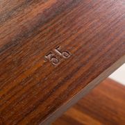 Italian mid century bar trolley, serving cart in rosewood, 1960s