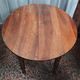 19th-century Louis Philippe walnut drop-leaf table.