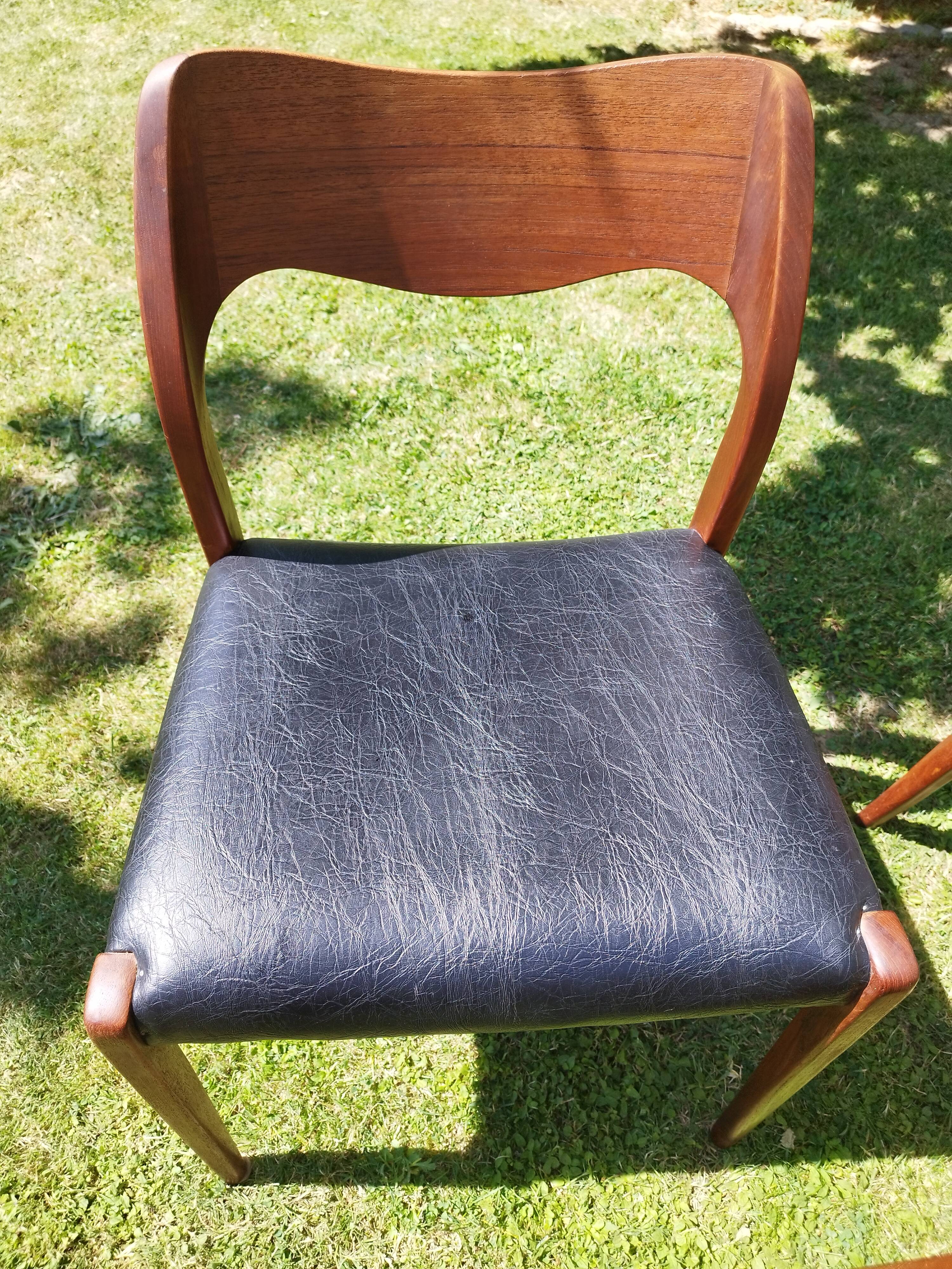 Chaises Niels Otto Moller