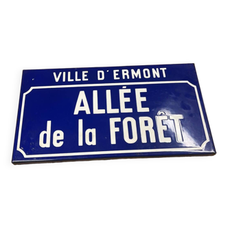 Plaque émaillée