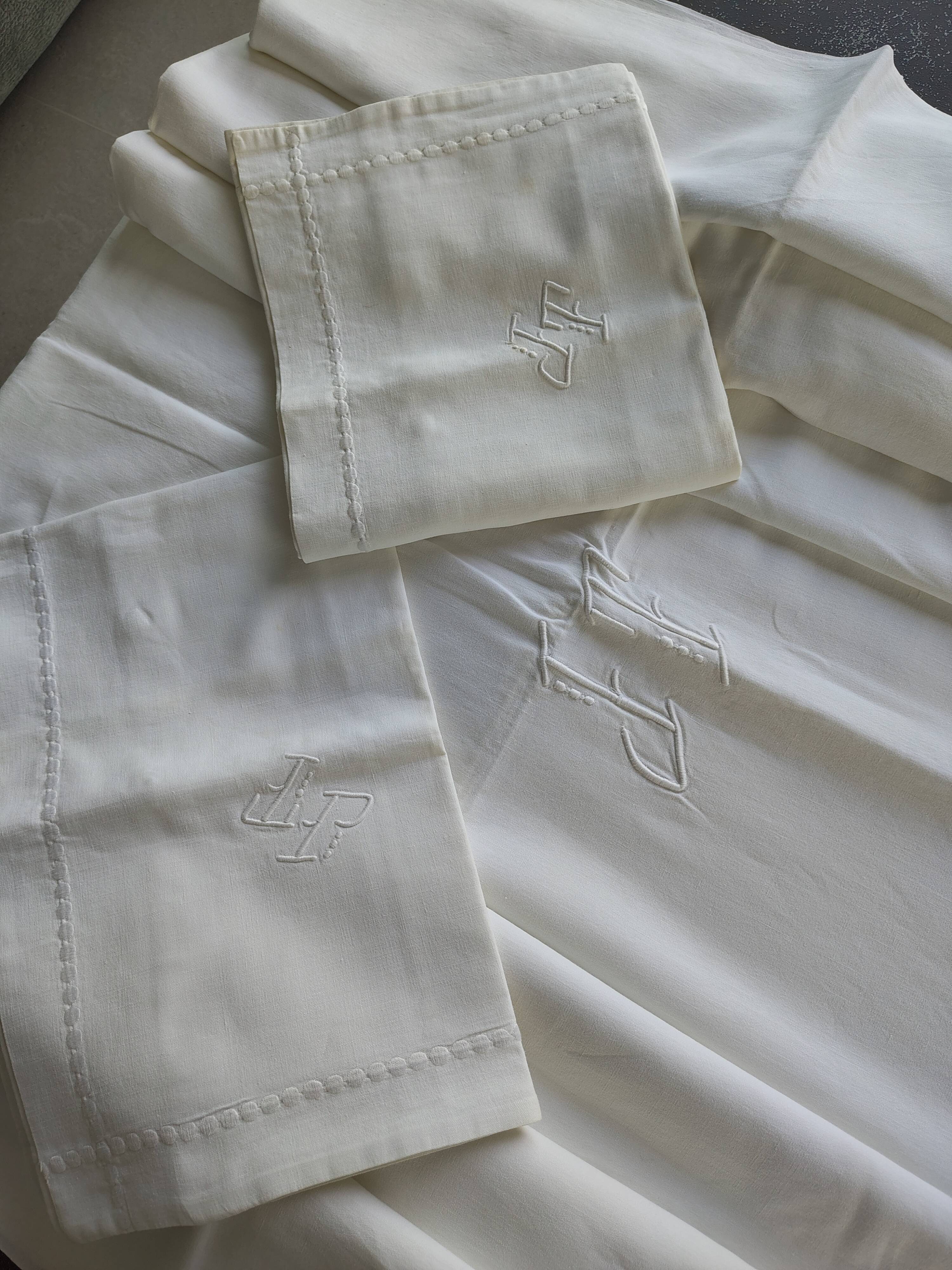 Old white fabric