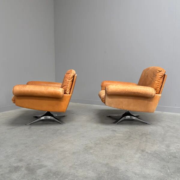 Paire de fauteuils De Sede DS31, Suisse, années 1970