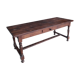 Table de ferme en chêne