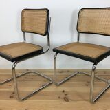 4 chairs Cesca B32 by Marcel Breuer