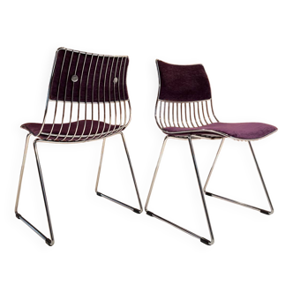 Pair of Novalux chairs, design by Rudi Verelst 1970