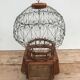 Old metal & wood  bird cage