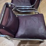 Pair of Gae Aulenti stringa armchairs