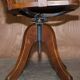 Fauteuil de directeur ancien circa 1900 époque Édouardien en cuir