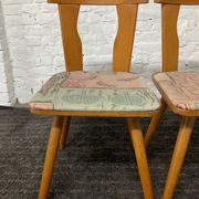 Pair of Scandinavian bistro chairs from the 50s-60s