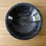 Dark grey marble ashtray