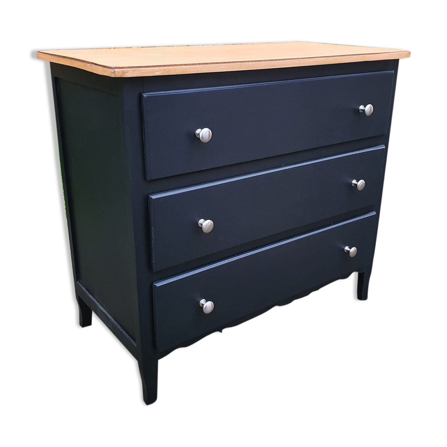 Dresser, vintage, wood, 70s, redesigned