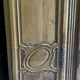 Norman Cauchoise wardrobe in medium oak, carved from the 19th century with a gendarme hat top.