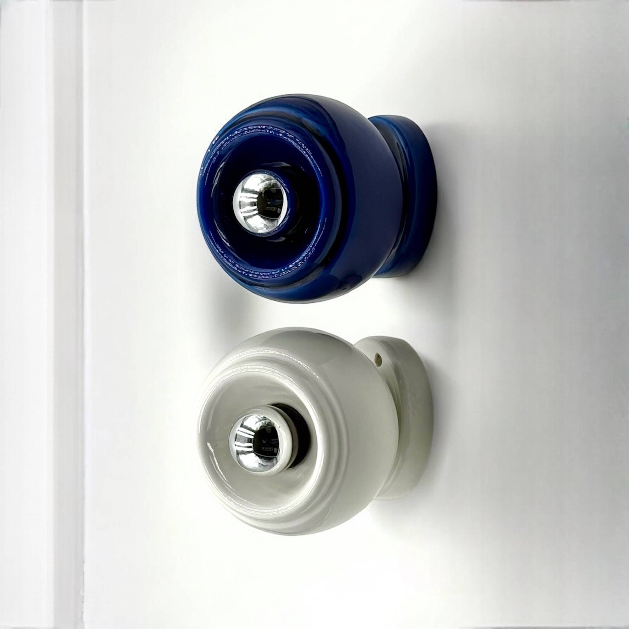 Vintage Ceramic Wall Lamps with Adjustable Mount. Set of 2, 1970s