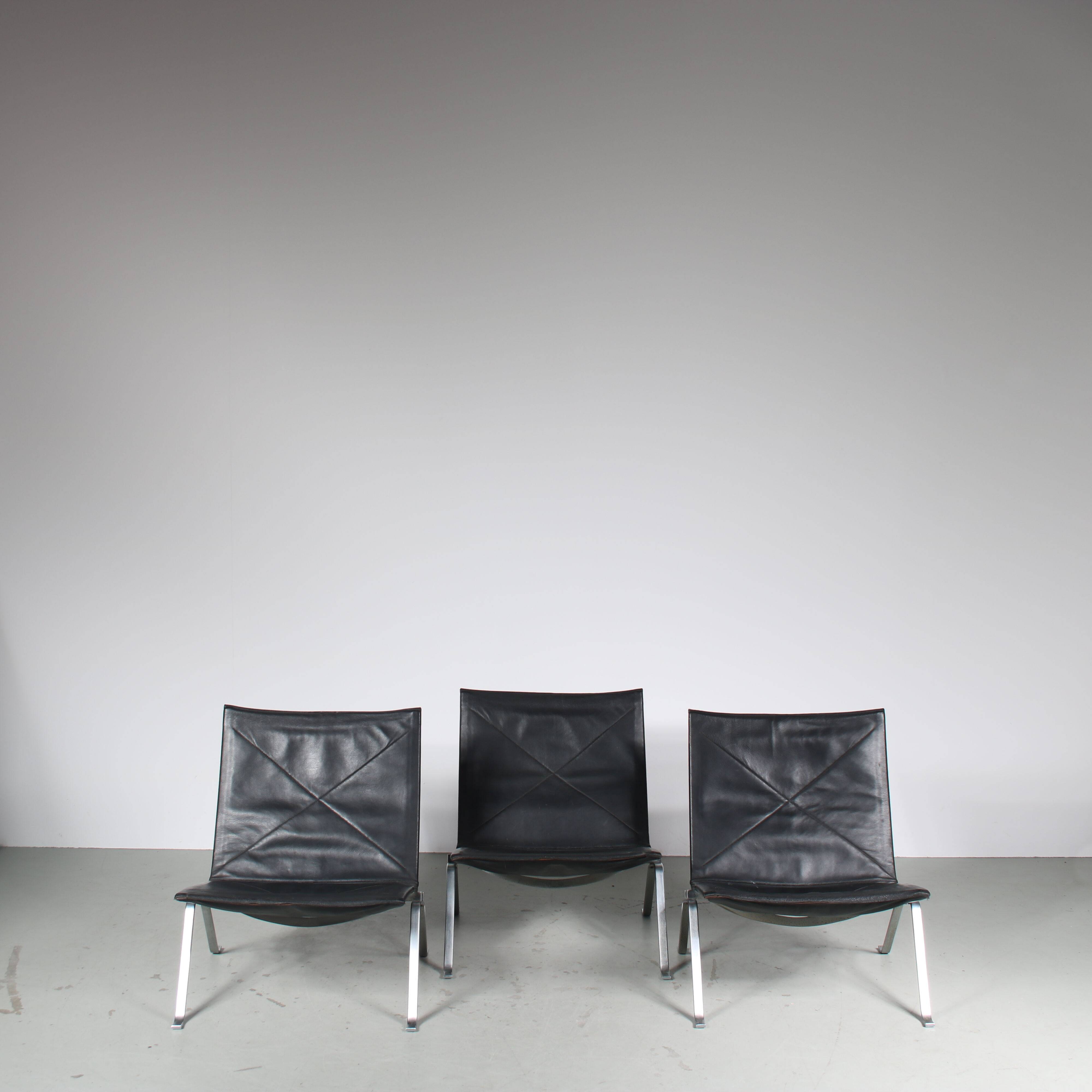 PK22 Chairs by Poul Kjaerholm for Kold Christensen, Denmark 1960
