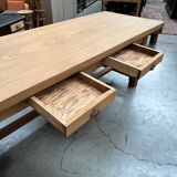 Solid mahogany farm table