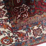 Handmade vintage Persian style Mahal rug 142cm x 204cm 1950s