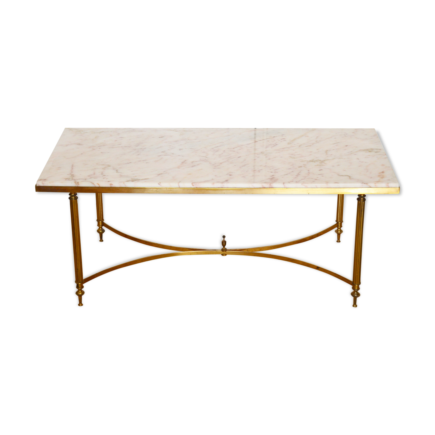 Table low 60s marble neoclassical style