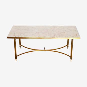 Table low 60s marble neoclassical style