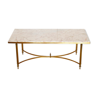Table low 60s marble neoclassical style
