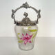 Art Nouveau biscuit jar