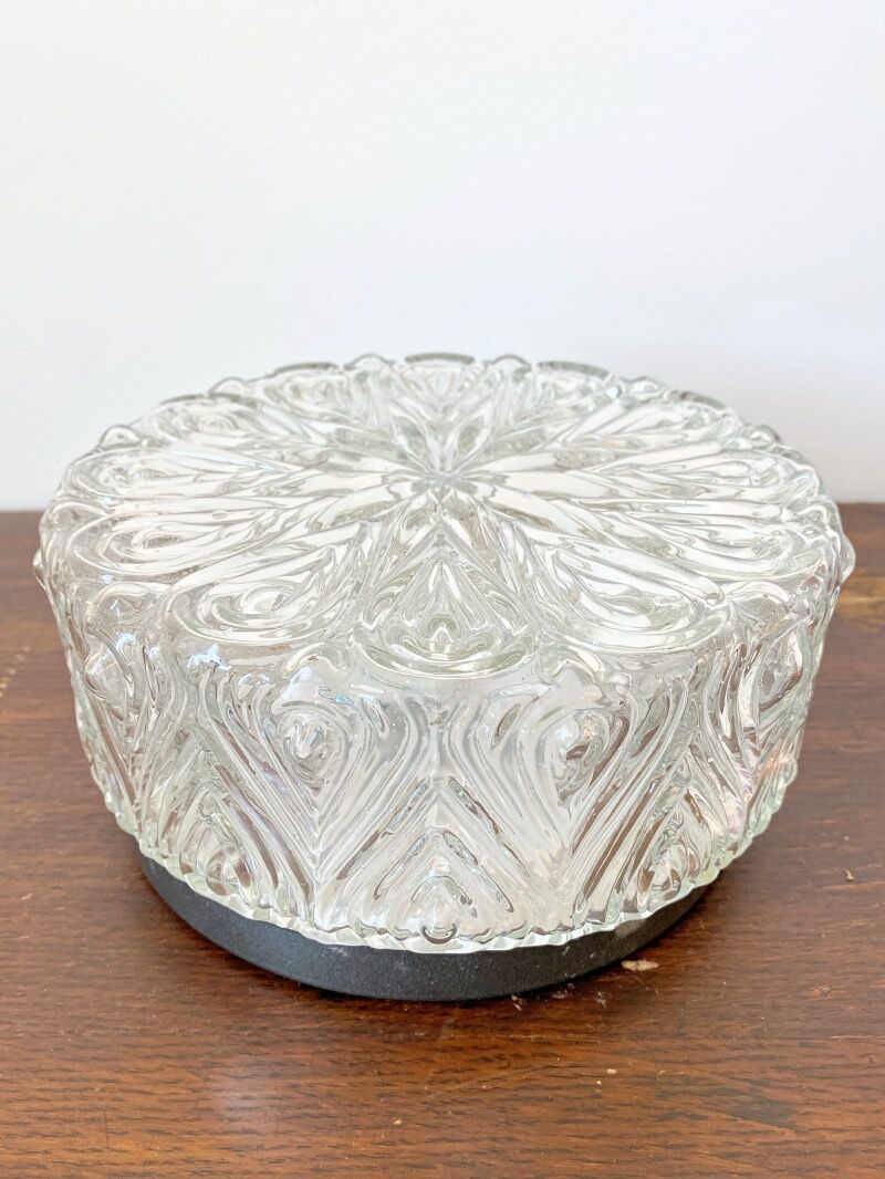 Plafonnier ou applique en verre