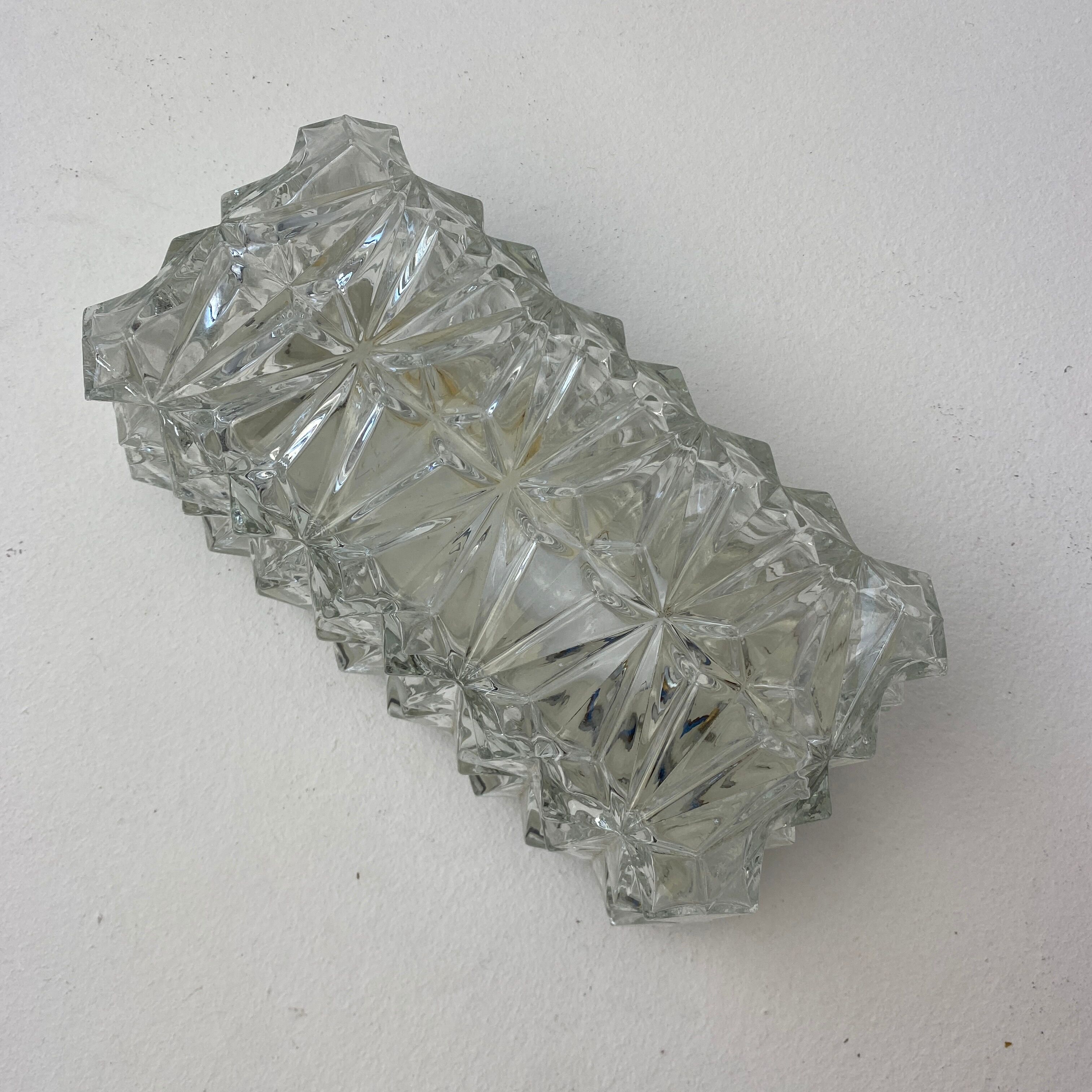 Vintage rectangular wall lamp