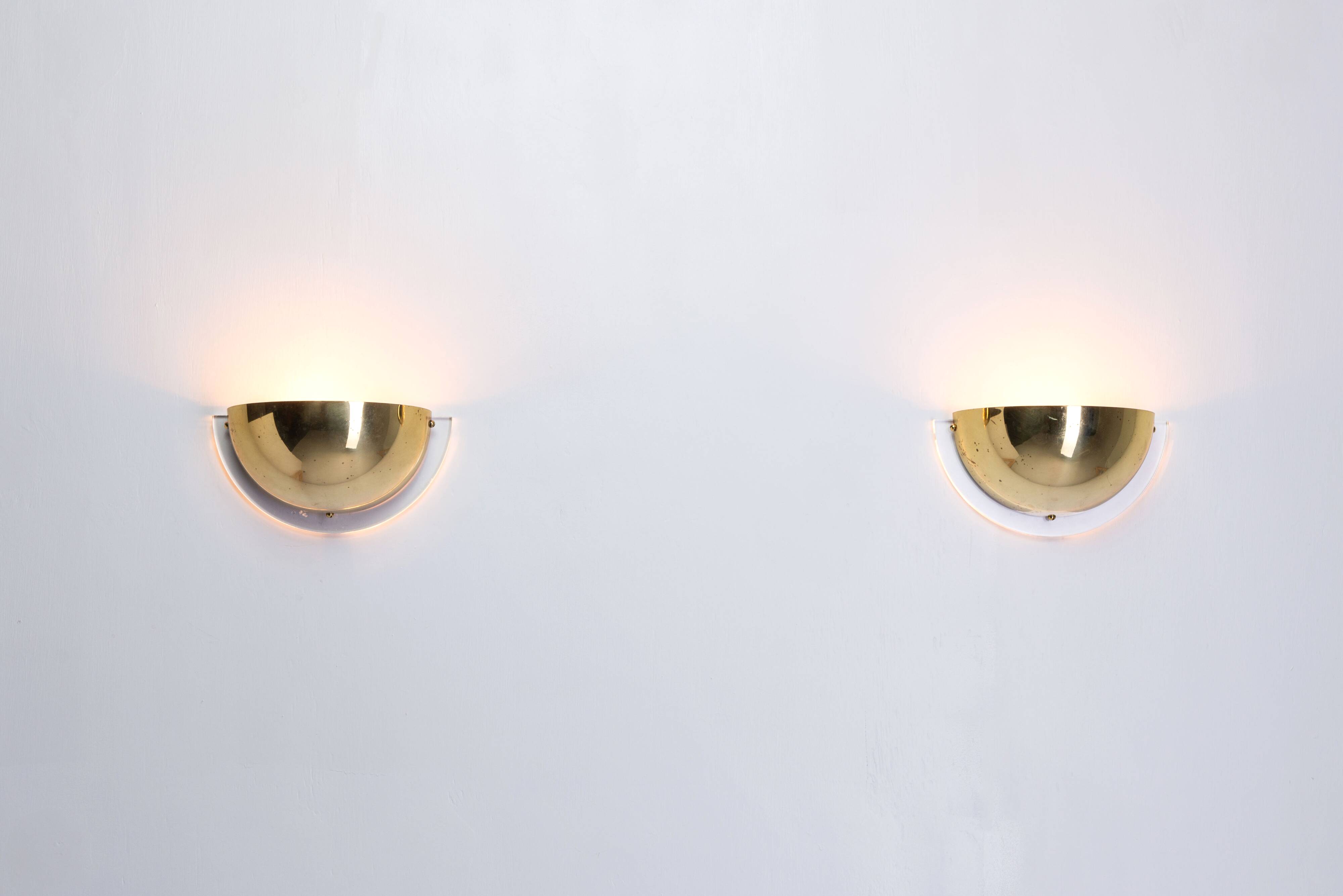 Set of two wall lamps by N Leuchten, Germany, 1970s