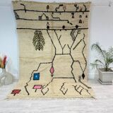 Handmade Moroccan Berber carpet 246 x 160 CM