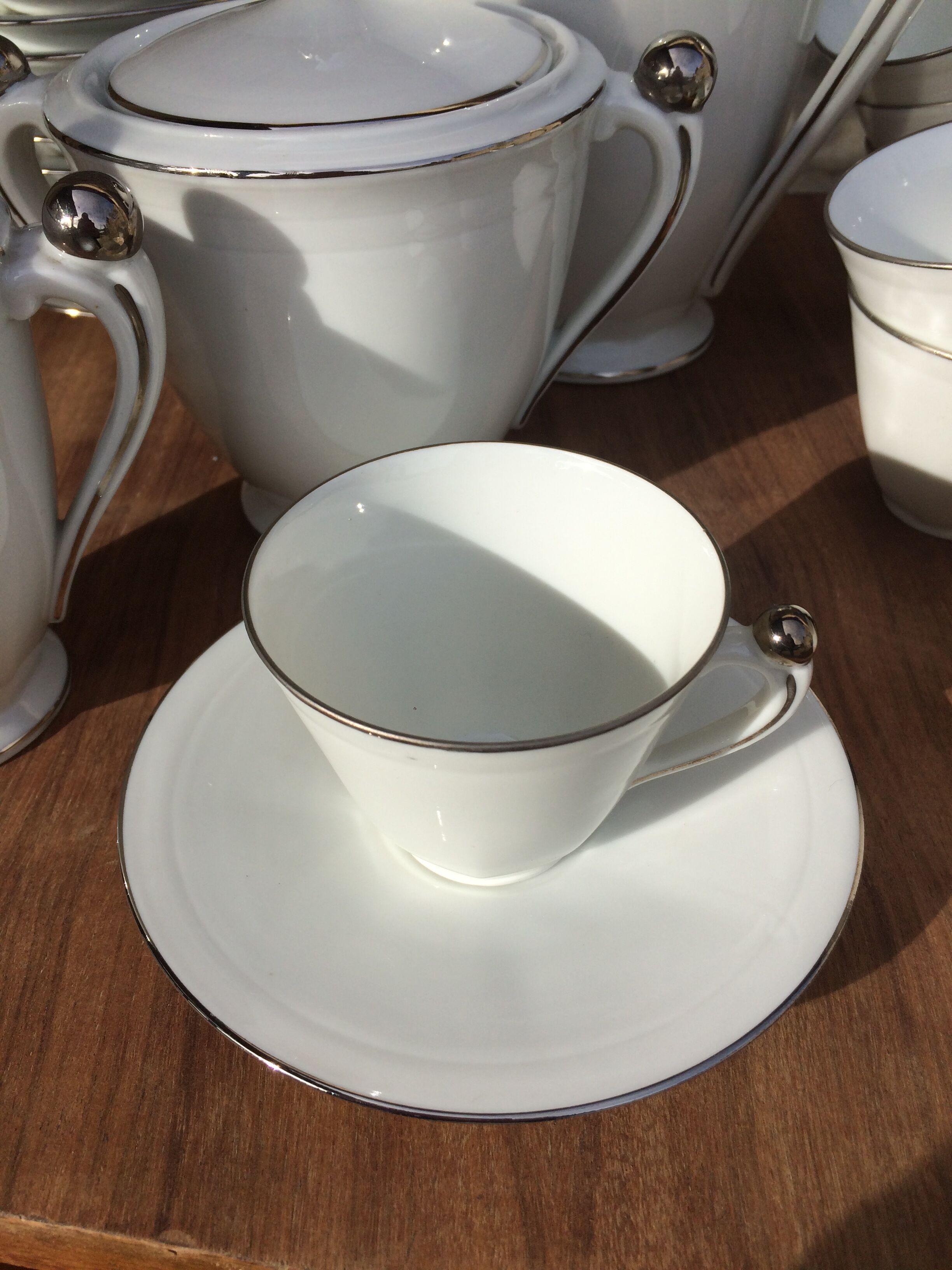 Full porcelain coffee service