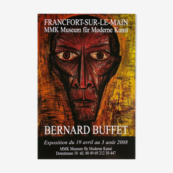 Affiche Bernard Buffet  musée Francfort 2008