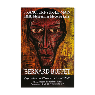 Affiche Bernard Buffet  musée Francfort 2008