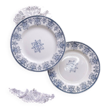 Assiettes terre de fer - modèle régence