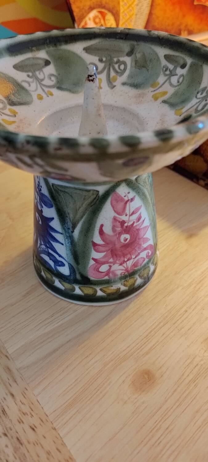 Quimper André l'helguen candle holder