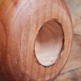 Walnut wood ball lamp