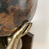 Serre-livres Atlas , globes style mappemonde ancienne