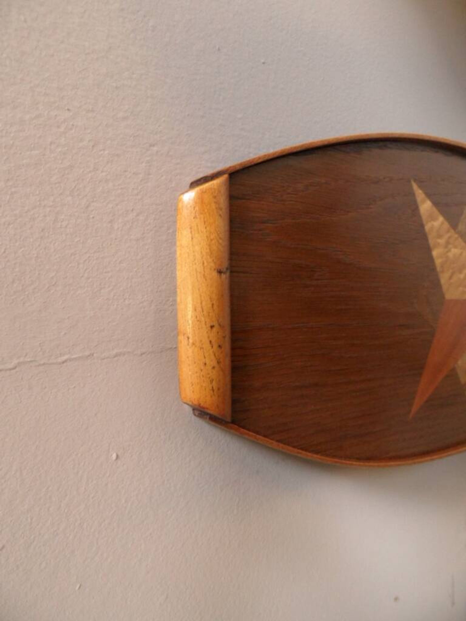 Plateau en bois vintage