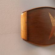 Plateau en bois vintage