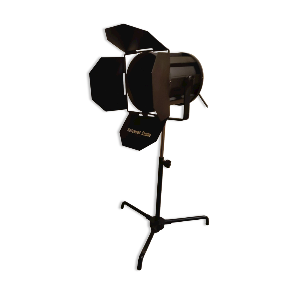 Lampe projecteur tripode cinéma "Hollywood studio" | Selency