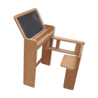 Vintage foldable child desk, year 70