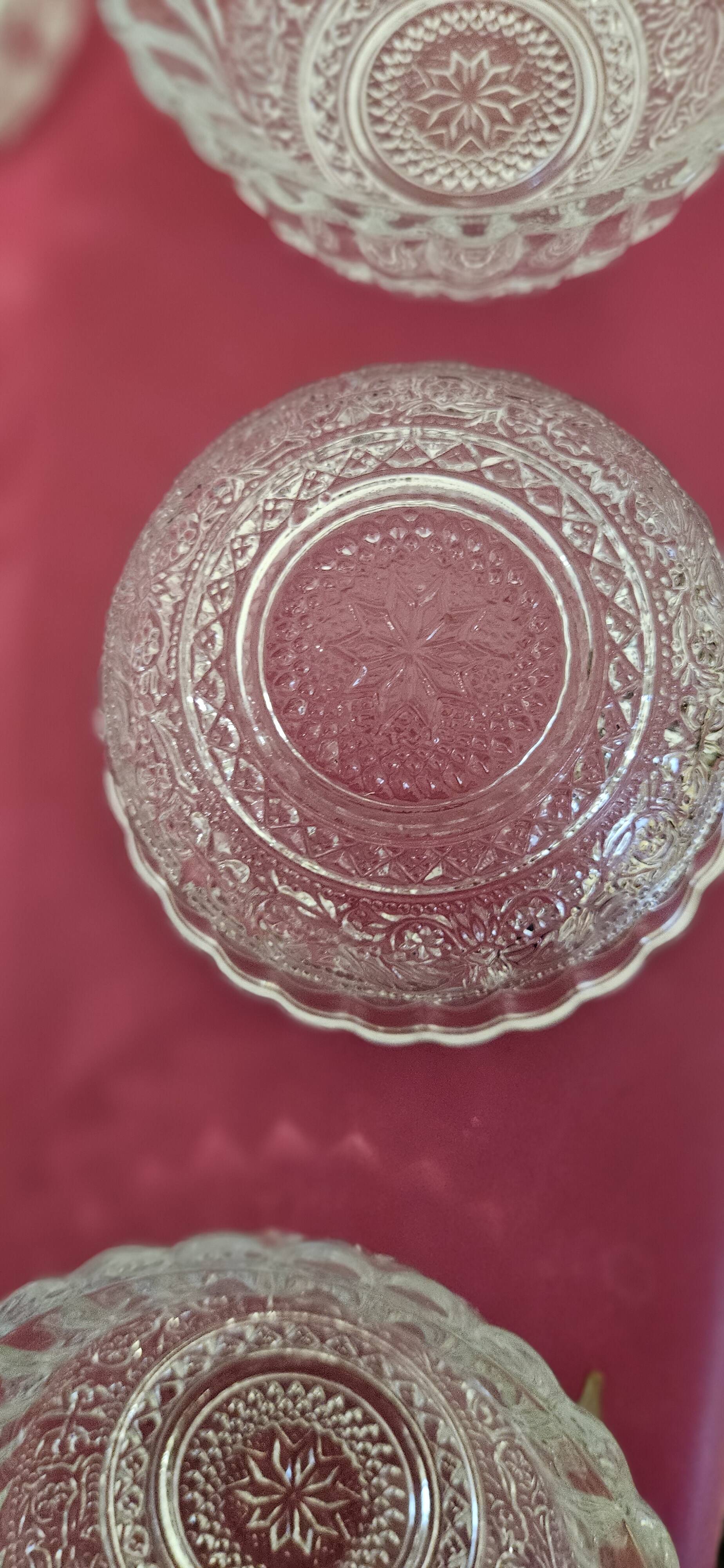 Coupelles en verre