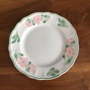 6 vintage dessert plates, Salins France