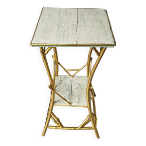 table en bois patiné